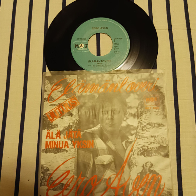Eero Aven – Elämäntoveri 7" ps orig 1979 uusi mint