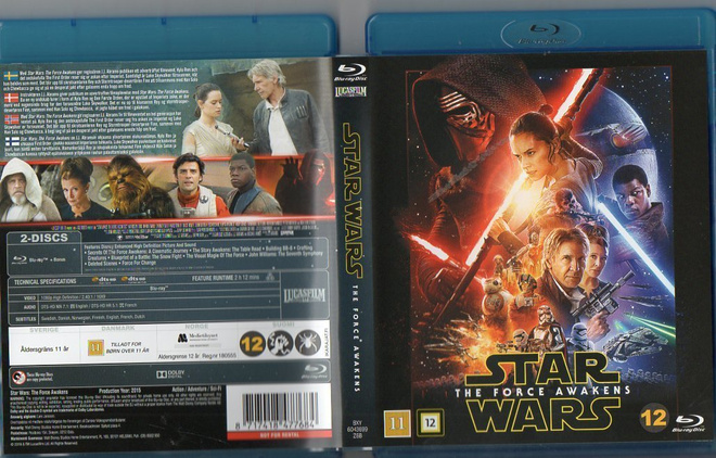STAR WARS THE FORCE AWAKENS	(29 003)	k	-FI-	BLU-RAY	(2)