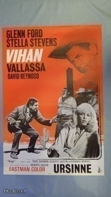 Vihan vallassa Vanha Elokuvajuliste Glenn Ford