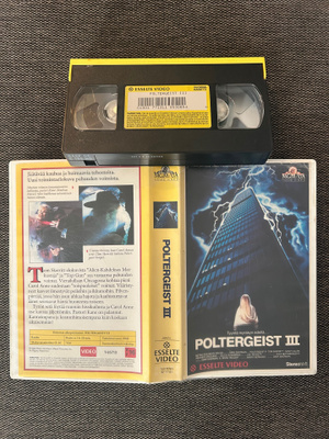Poltergeist III 1988 Esselte VHS FI