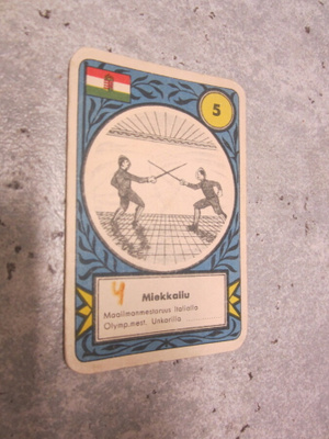 KERÄILYKORTTI BERLIININ OLYMPIALAISTA 1936