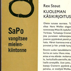 REX STOUT: Kuoleman käsikirjoitus, SaPo 77 - pikkukuva 2