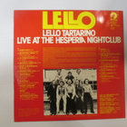 LELLO TARTARINO LIVE AT THE HESPERIA NIGHTCLUB : FL 9002 - pikkukuva 2