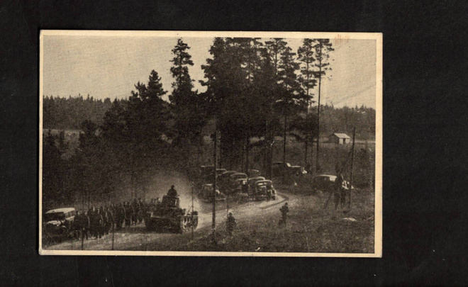 S-Au 1/9, Joukko-osasto tiellä