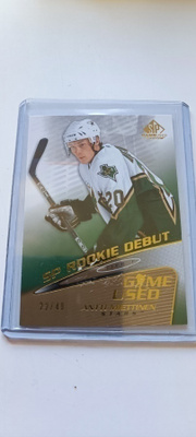 2003-04 SP Game Used Edition /40 Antti Miettinen #61 Rookie