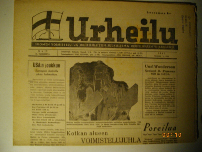 Urheilu lehti Nro 19/1947 (9.11)