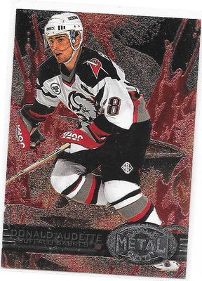 1996-97 Metal Universe #12 Donald Audette Buffalo Sabres