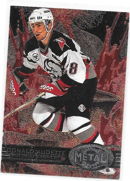 1996-97 Metal Universe #12 Donald Audette Buffalo Sabres