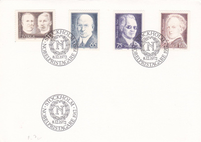 RUOTSI 1972 - Fa 803/06 FDC KUORI