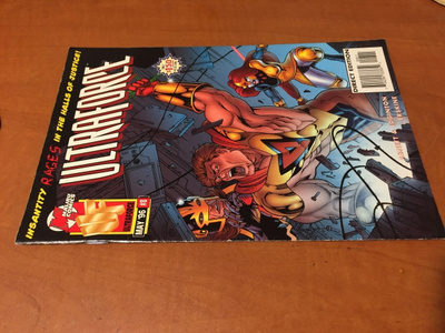 MALIBU COMICS 8/1996 ULTRAFORCE  HYVÄ