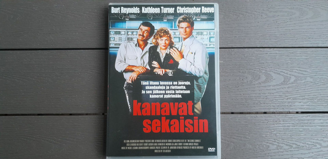 DVD: Kanavat Sekaisin (Burt Reynolds, Kathleen Turner 1987)