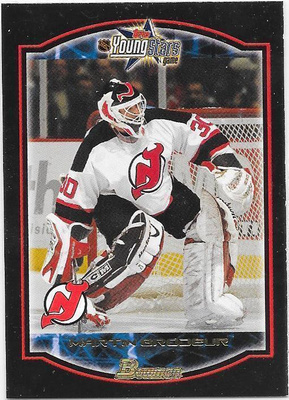 2002-03 Bowman YoungStars #2 Martin Brodeur NJD MV
