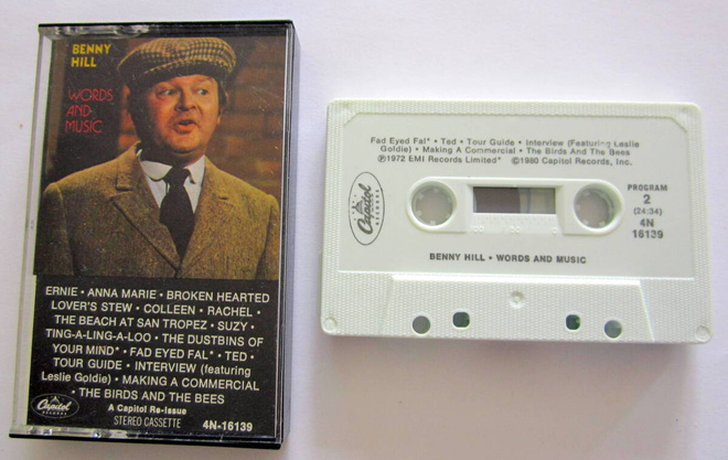 BENNY HILL Words and Music C-KASETTI
