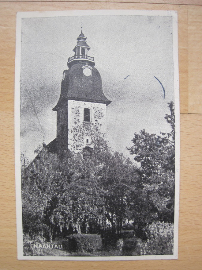 VANHA Postikortti Naantali 1947