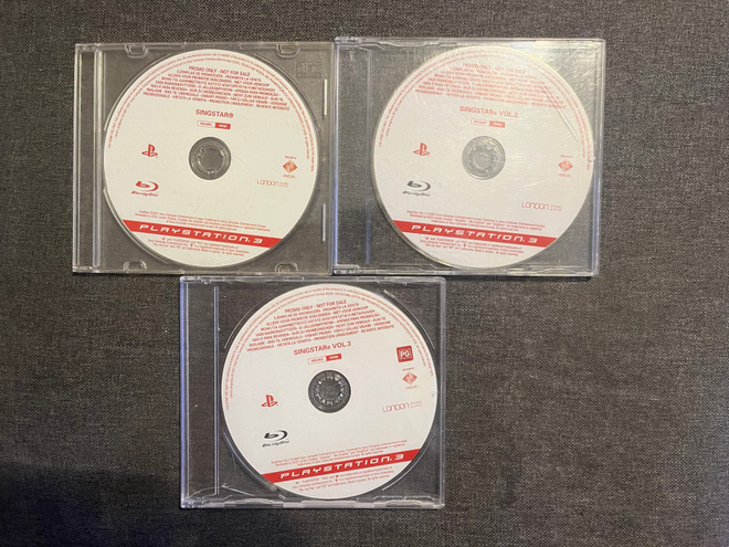 SingStar Vol.1 , Vol.2 & Vol.3 PS3