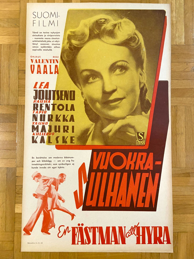 Vanha elokuvajuliste: Vuokrasulhanen
