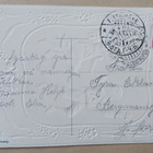 Lapset tuovat tanssien onnittelut, ympärillä kukkia, p. 1913 - pikkukuva 2