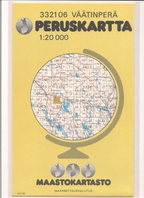 Peruskartta 1:20 000 Väätinperä