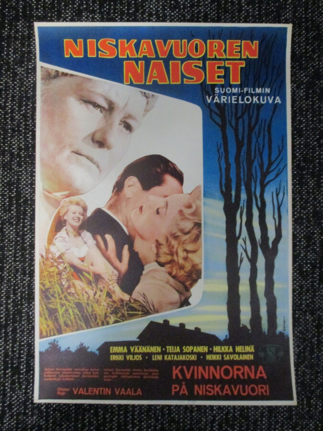 Niskavuoren naiset (1958) - vanha elokuvajuliste