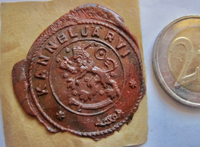 Vahasinetti Kanneljärvi Postitoimisto Luov. Karjala 1920-l
