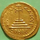 Bysantti, kulta Solidus, Tiberius II Constantine 578 - 582 - pikkukuva 3