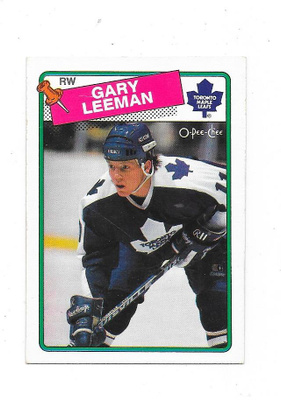 1988-89 OPC #11 Gary Leeman , Toronto Maple Leafs