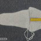 Alina´s Handmade käsin virkattu peniksenlämmitin vaalea - pikkukuva 1