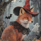 Halloween ketulla punainen hattu - pikkukuva 1