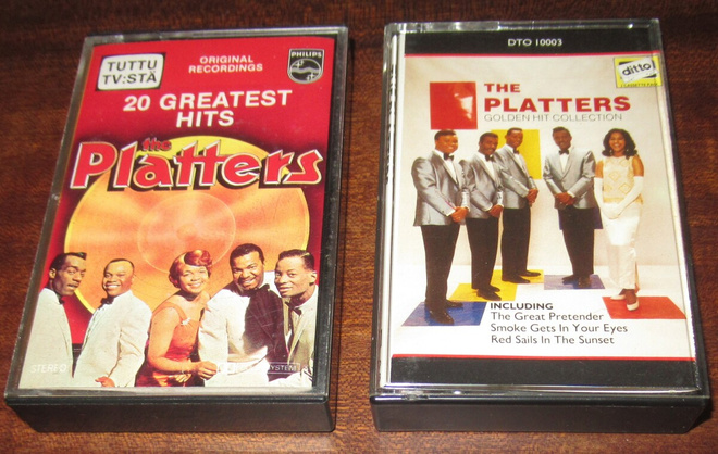 The Platters 2 kpl c-kasettia kerralla