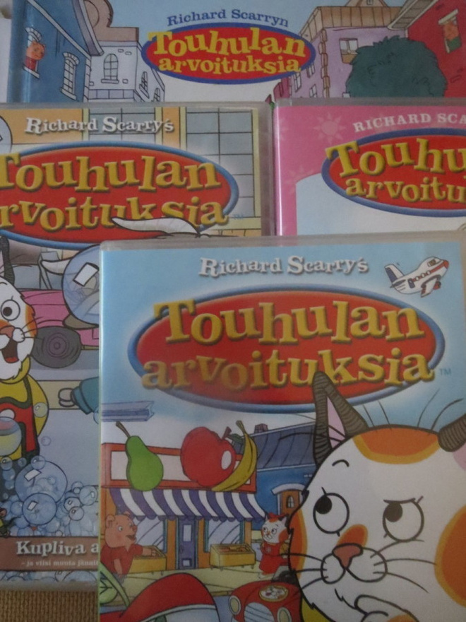 Touhulan arvoituksia - Jättiomenan arvoitus -kirja + 3DVD