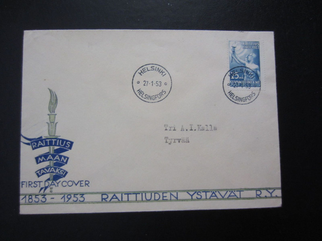 FDC 1953 Raittius