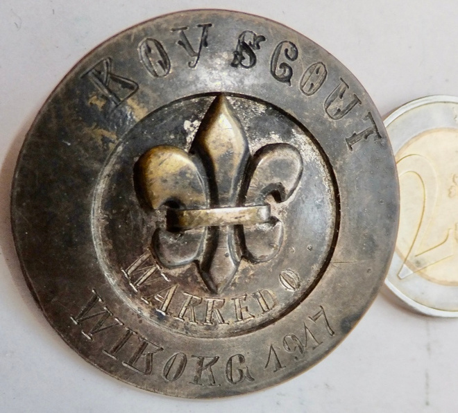 VANHA Merkki Partio Boy Scout Viipuri 1917