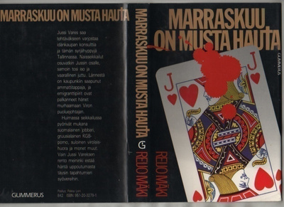 Mäki: Marraskuu on musta hauta, Gummerus 1988, skp., K3 ++