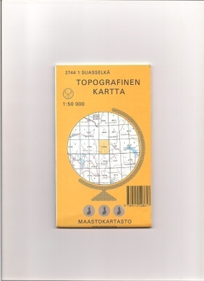 Topografinen kartta 1:50 000 Suasselkä