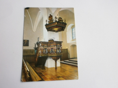 Naantali, Naantalin kirkko, sisäkuva, p. 1969