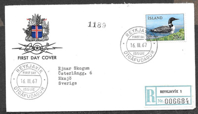 Islanti - FDC Islom (Facit 445)
