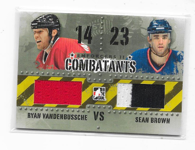 2013 ITG Combatants Jersey # Sean Brown & Ryan Vandenbusche