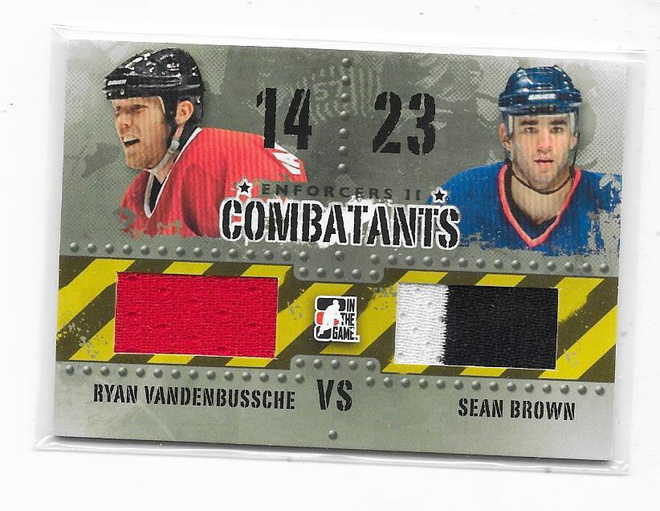 2013 ITG Combatants Jersey # Sean Brown & Ryan Vandenbusche