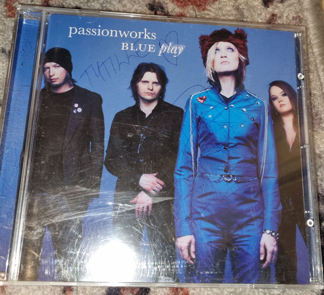 CD Passionworks - Blue play, nimmari