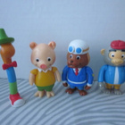 Richard Scarry Busytown figuurit, 4 kpl - pikkukuva 1