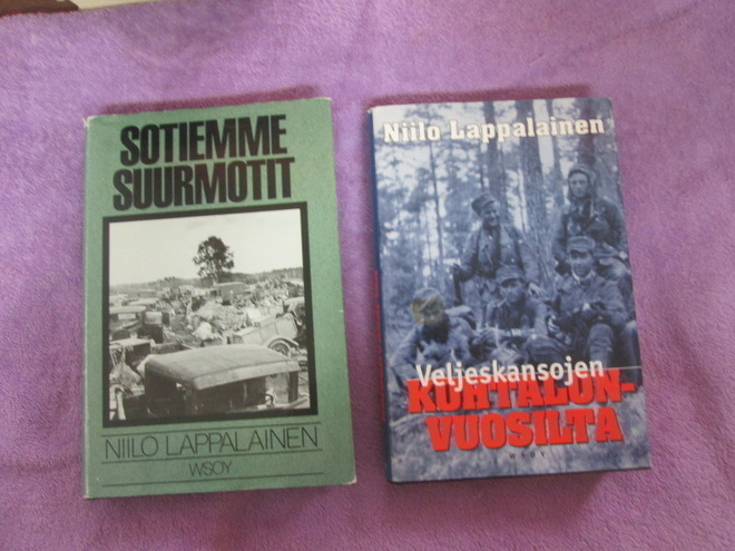 NIILO LAPPALAINEN 2 kirjaa samalla huudolla, !