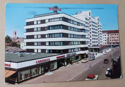 Kokkola, keskustaa, liikkeitä, p. 1981