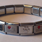 Pala rannekoru 17 kpl + lisäpalat 10 kpl, stainless steel - pikkukuva 1