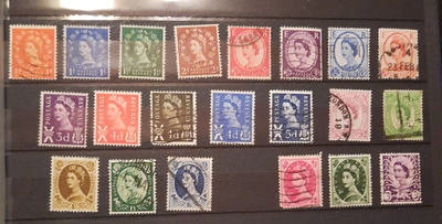 Britannia Elizabeth II 21kpl, 1950-60-lukua