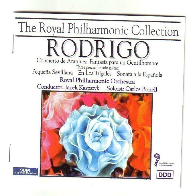 cd, Carlos Bonell & Royal PO - Rodrigo / 3 pieces for solo g