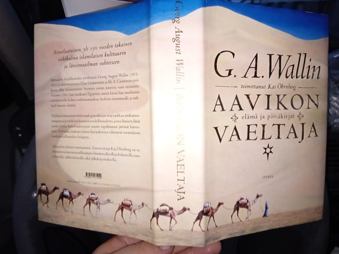 G.A. Wallin : Aavikon vaeltaja ( SIS POSTIKULU  )