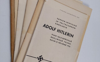 Adolf Hitler : Saksan johtajan ja valtakunnankanslerin Ad...