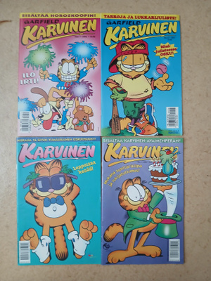 4 x Karvinen 1996-7 ja 2000