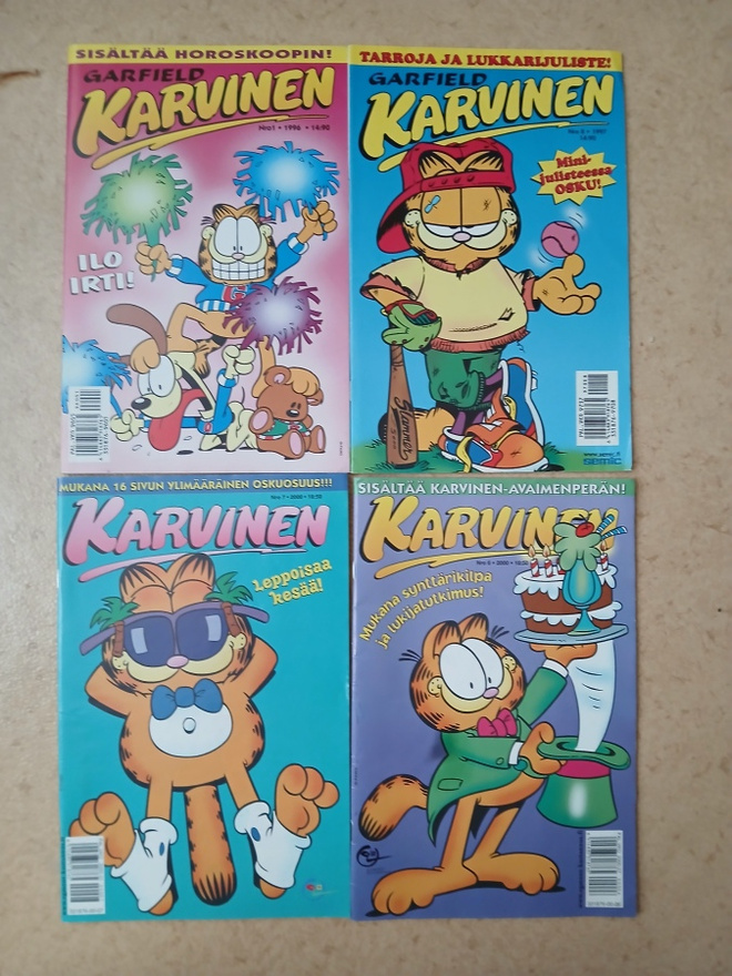 4 x Karvinen 1996-7 ja 2000