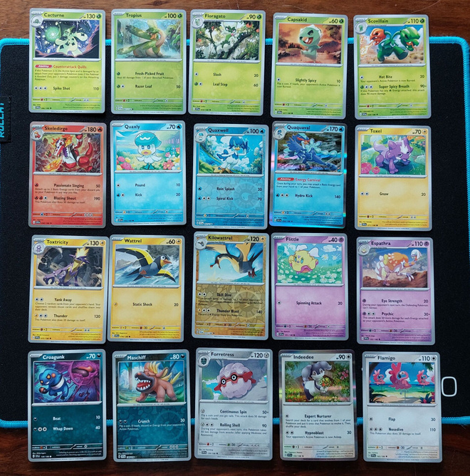 Pokemon kortit 20kpl (#130 Scarlet & Violet base set)